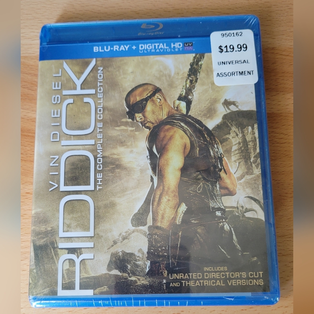 NWT Riddick: The Complete Collection Blu-Ray Digital